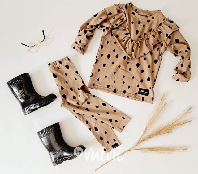 Raindrops komplet beige