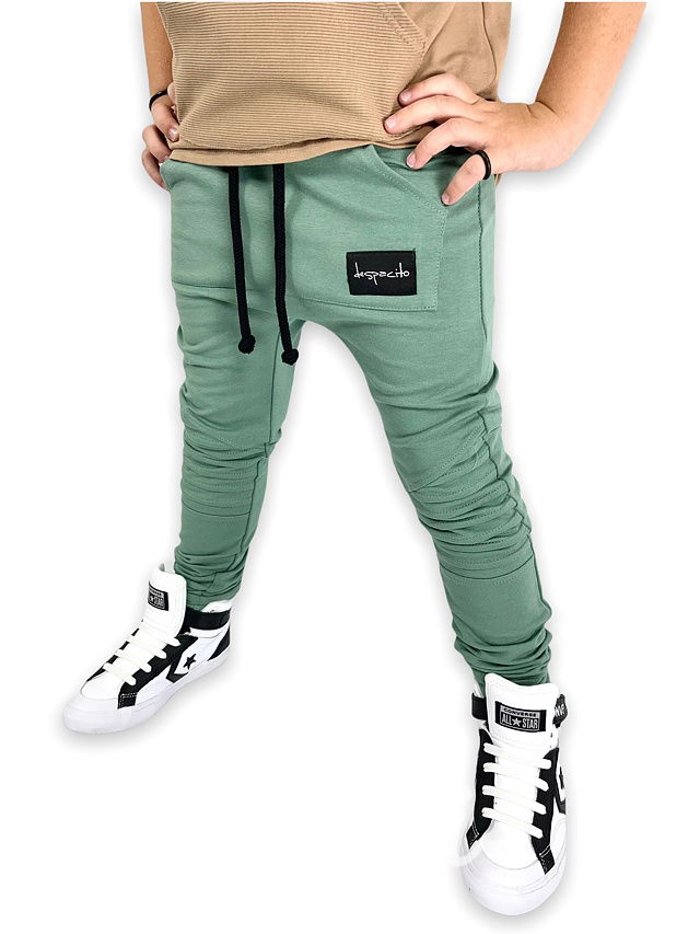 DESPACITO biker tepláky pastel mint