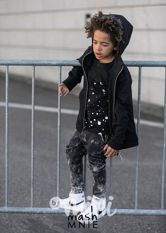 Splash acid wash jeansy black *MashMnie*