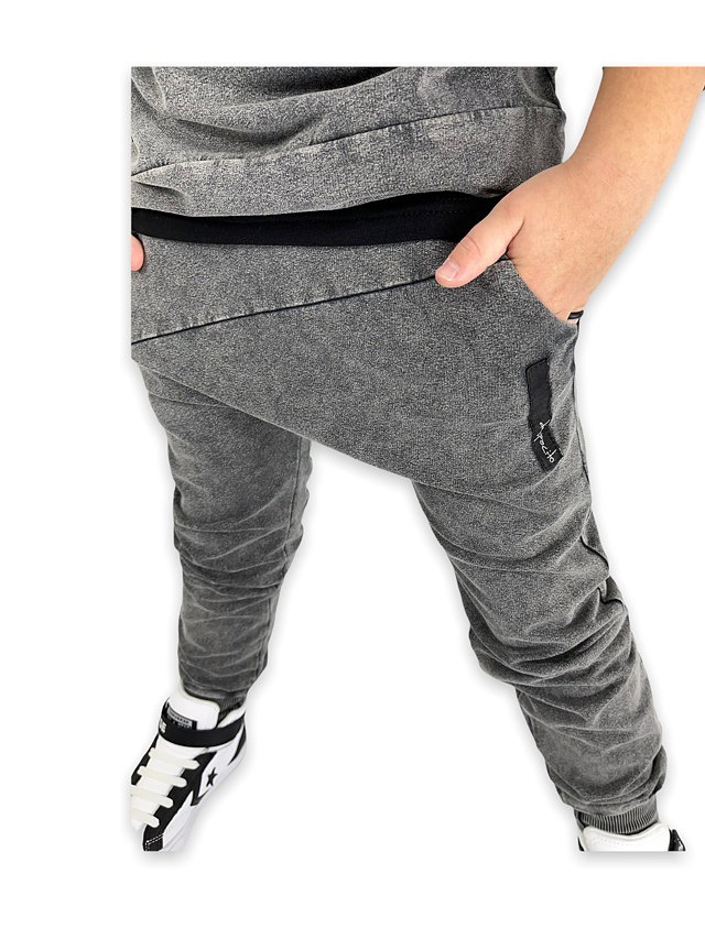 Despacito baggy acid wash graphit