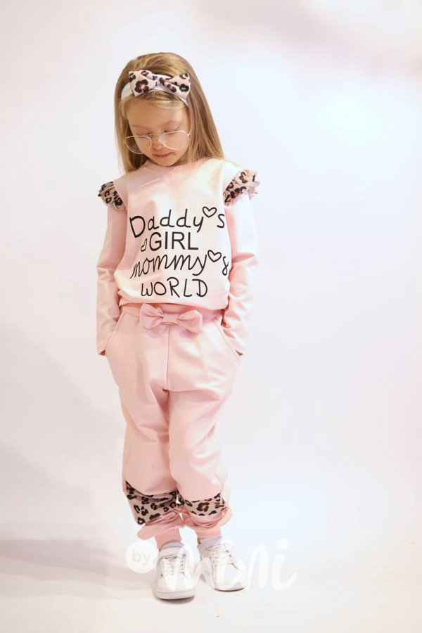 DADDY's girl 3-dílná souprava pink
