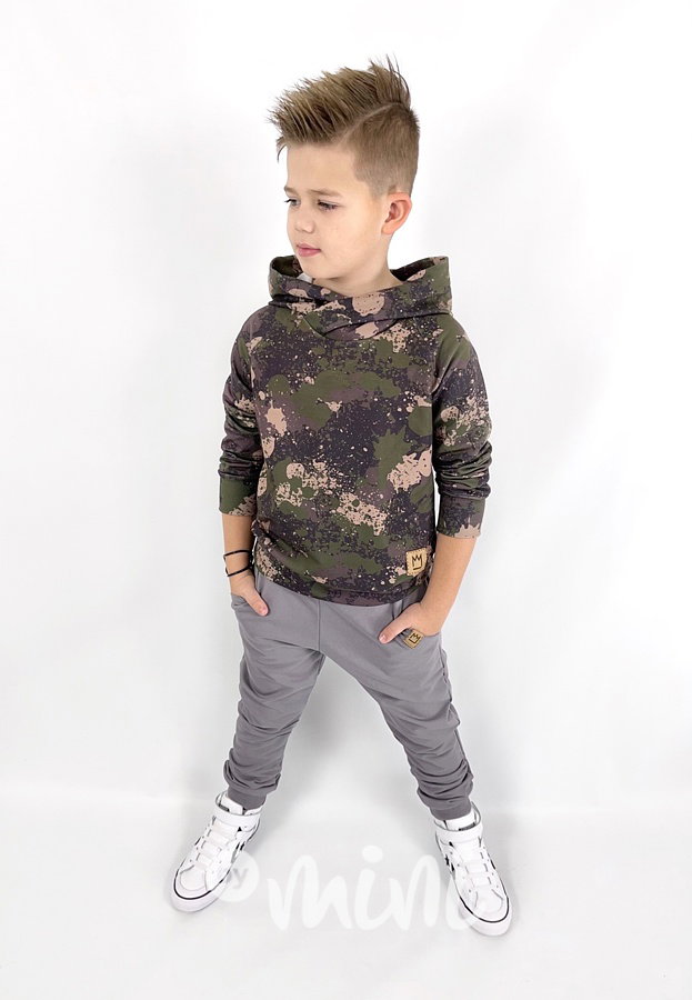 Army splash mikina
