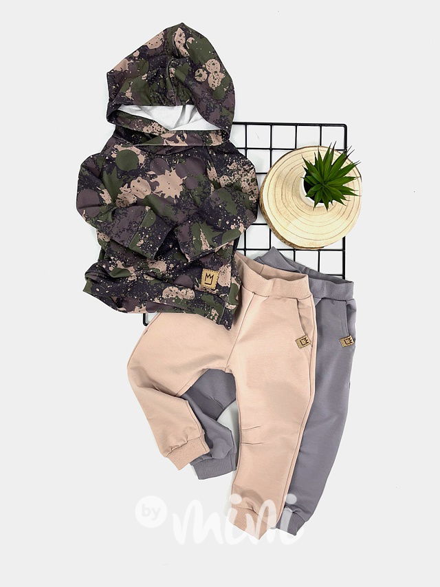 Pastel beige tepláky - BASIC