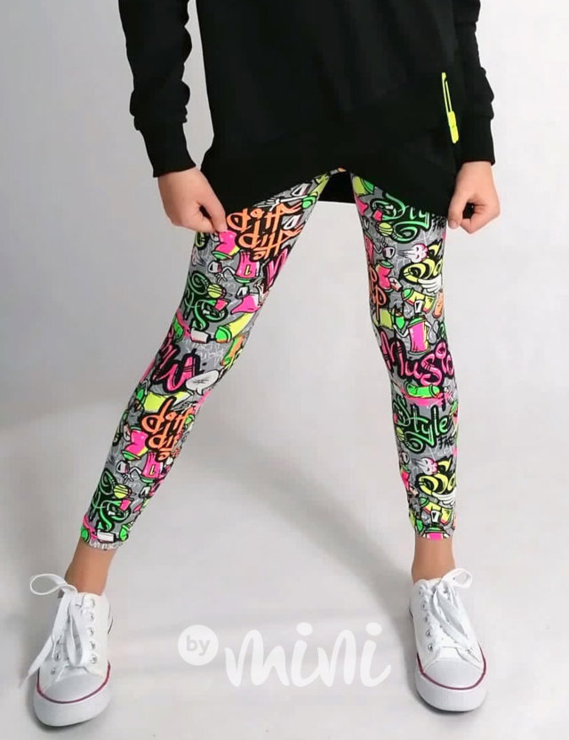 Neon legíny style