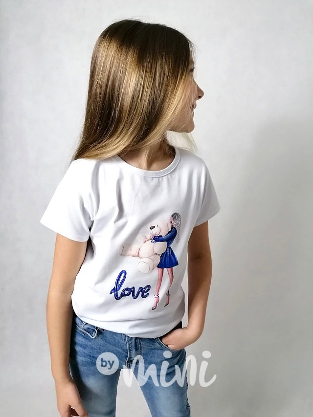 Love teddy blue t-shirt