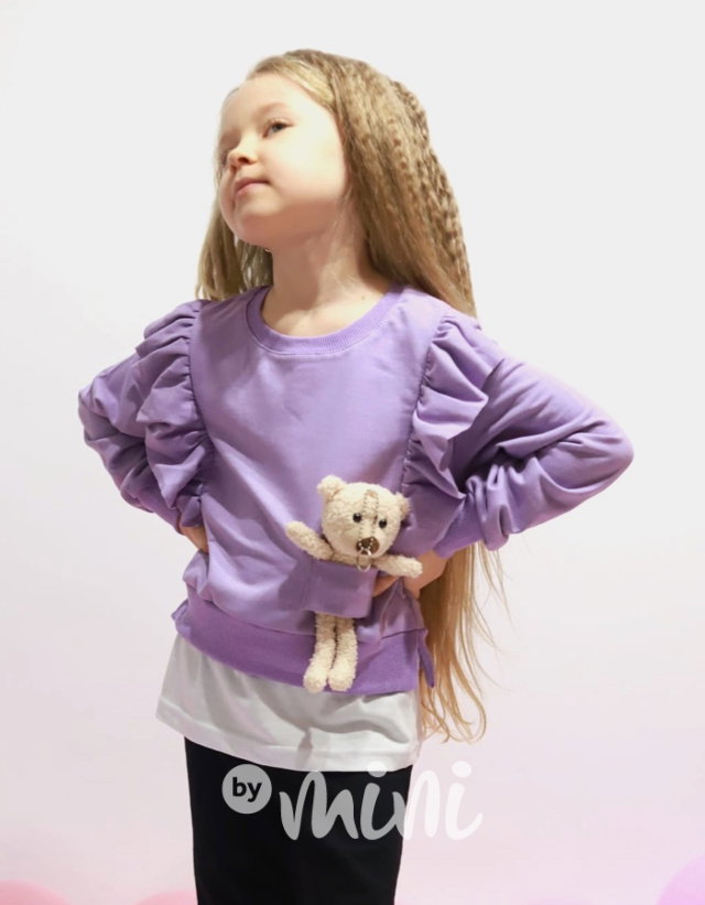 Teddy komplet lila