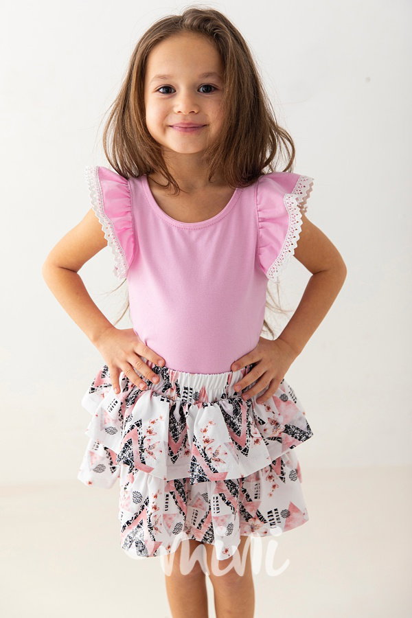 Lily Grey blůzka s krajkou pink