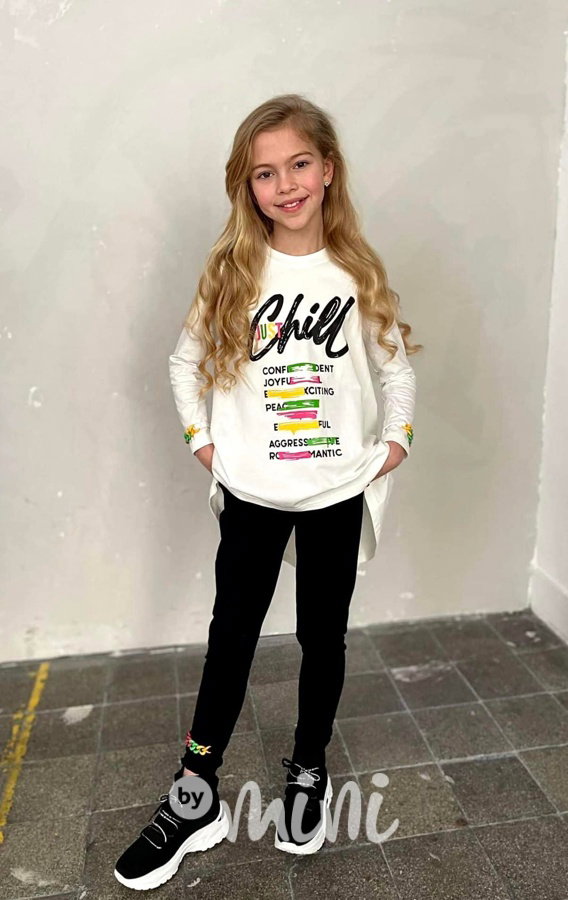 Fashion černé kalhoty