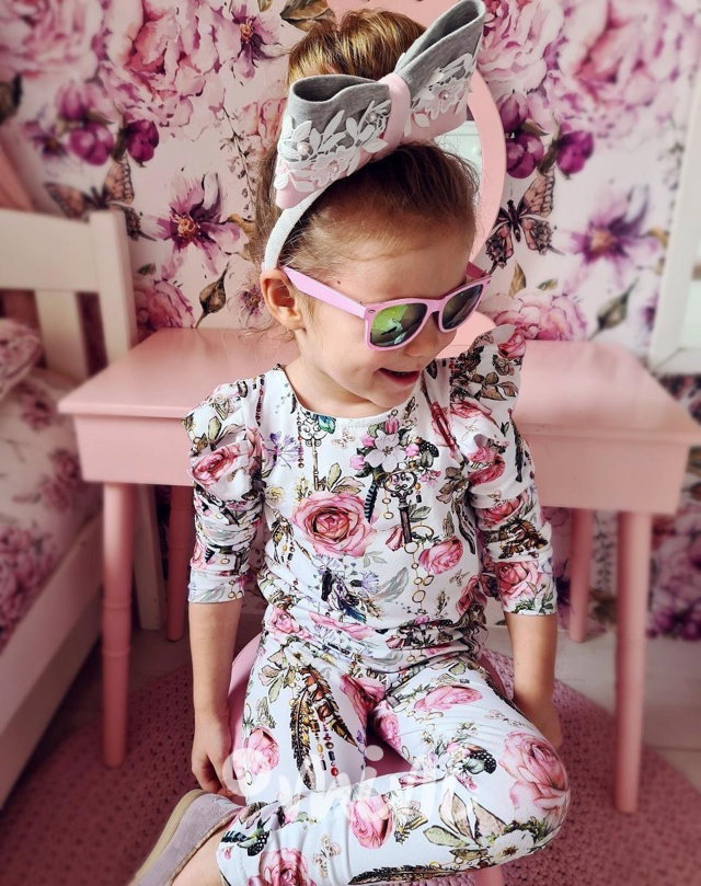 Roses&Key soft cotton legíny *Lily Grey*