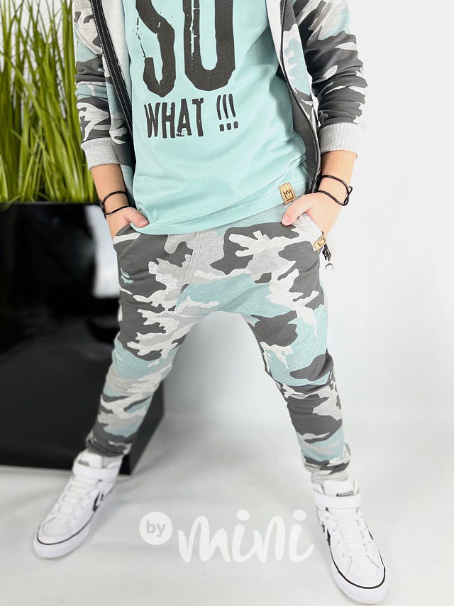 Mint army baggy tepláky