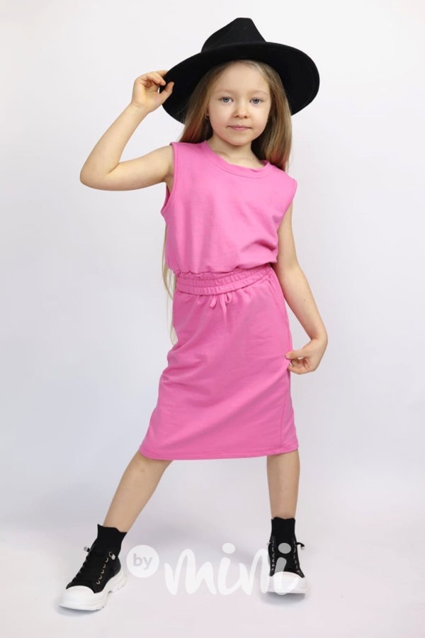 Summer top + sukně pink