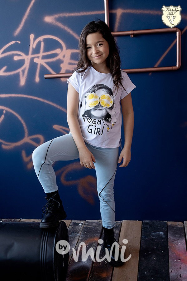 Voga girl legíny laguna blue