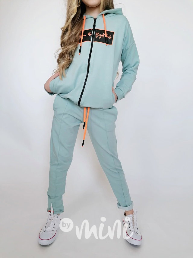 Sporty tepláková souprava mint