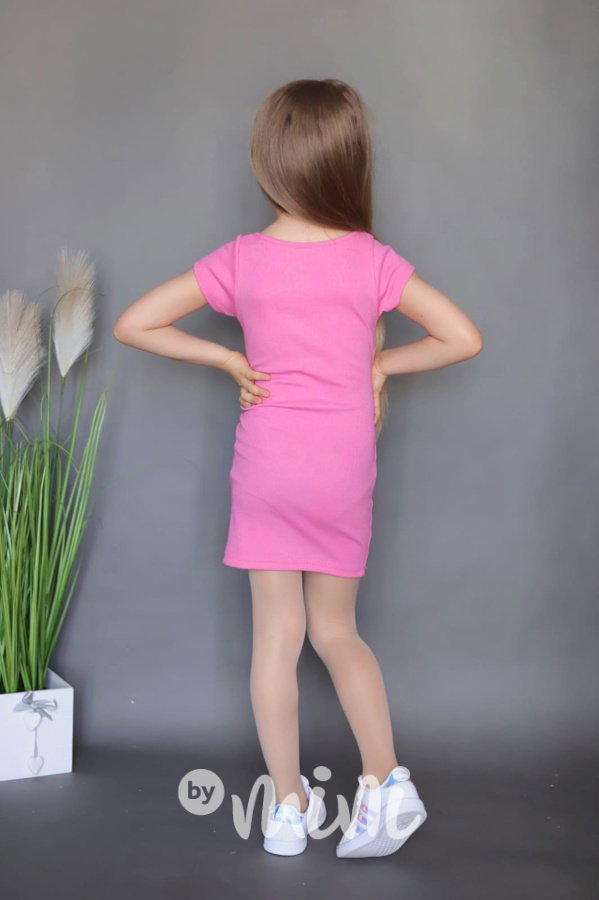 Little dress - barbie pink šaty