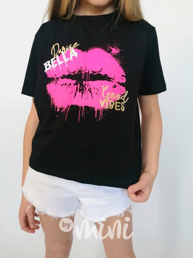 Kiss BELLA triko black neon