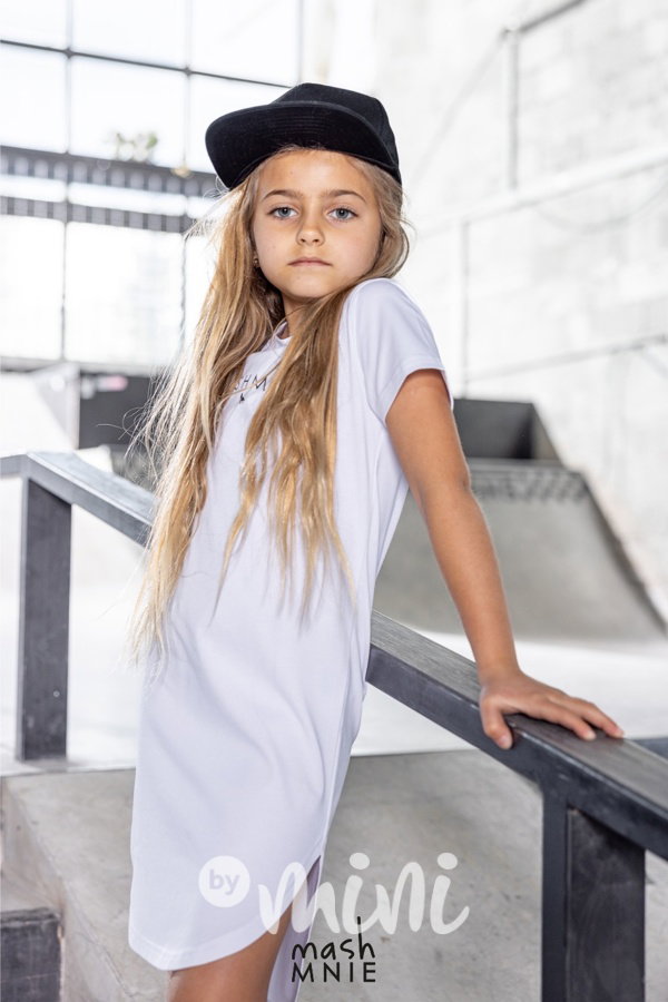 Mash Mnie sporty long šaty white