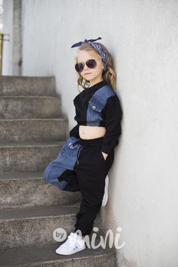 GLAMOUR souprava black&jeans