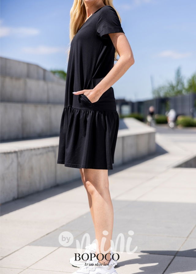 Letní šaty Mini me black