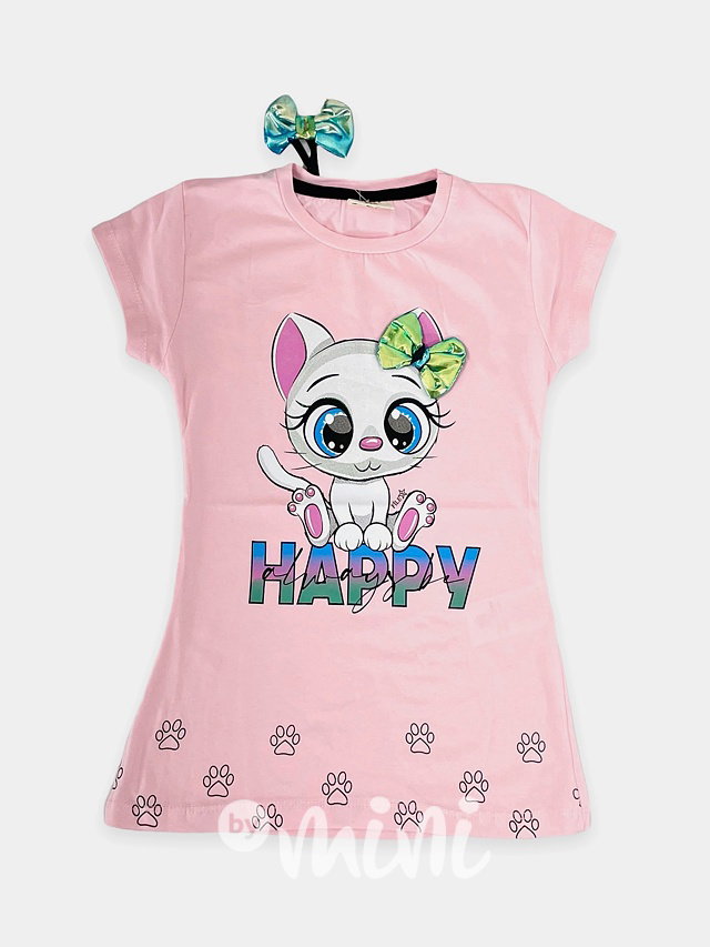 Happy cat tunika + gumička do vlasů