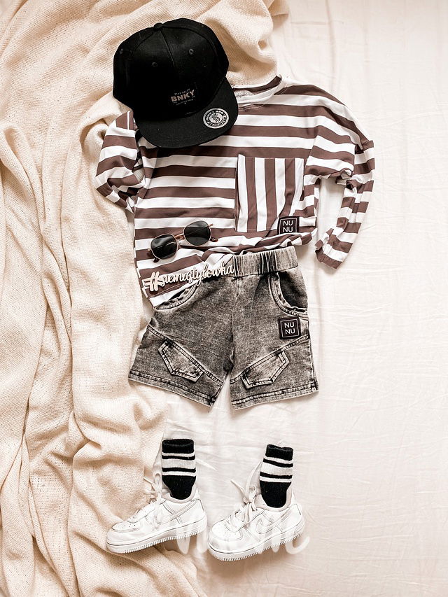 NUNU vintage black kraťasy