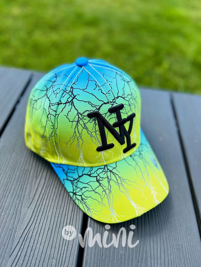 NY kšiltovka STORM lemon/blue