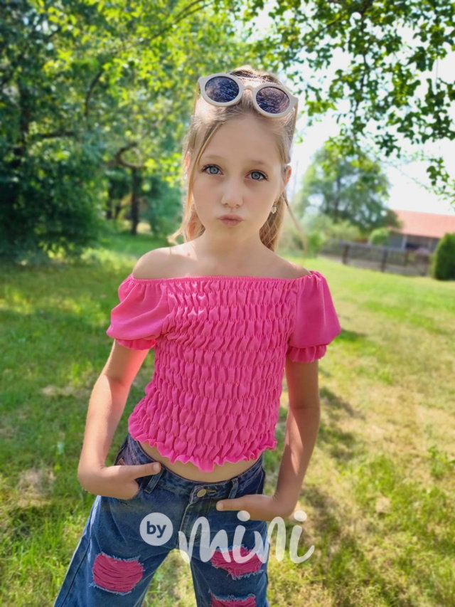 Malinový stretch topík
