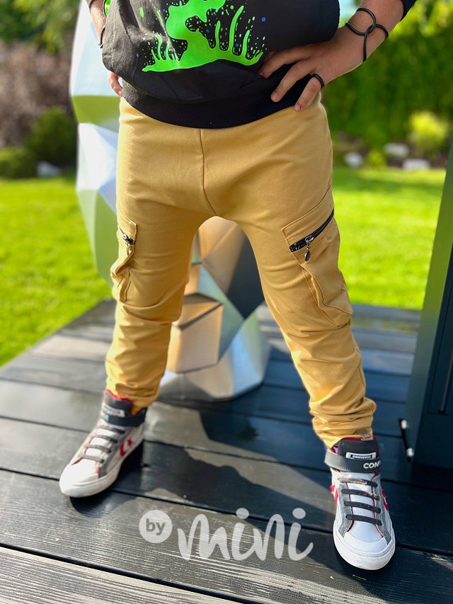 NEW baggy kapsáče mustard
