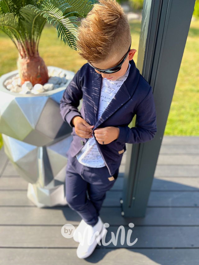 Mikinové sako dark blue