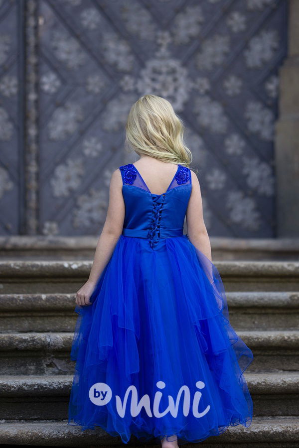 PREMIUM luxusní šaty royal blue