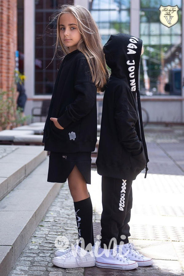 Voga 2v1 mikina + tunika black