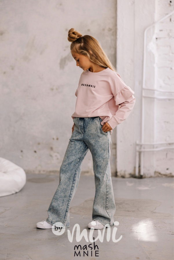 Mash Mnie frill mikina pink