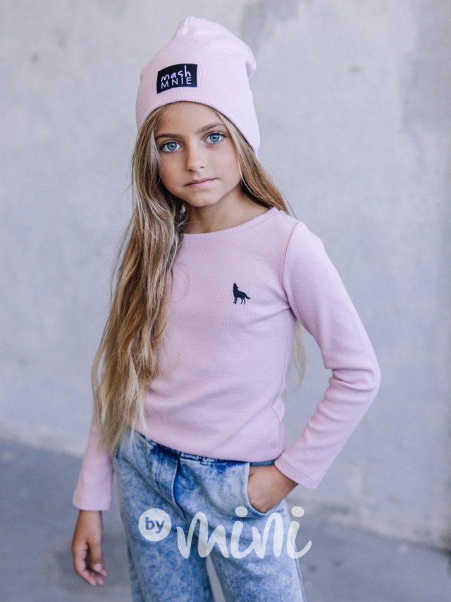 Mash Mnie žebrovaná blůzka WOLF pink