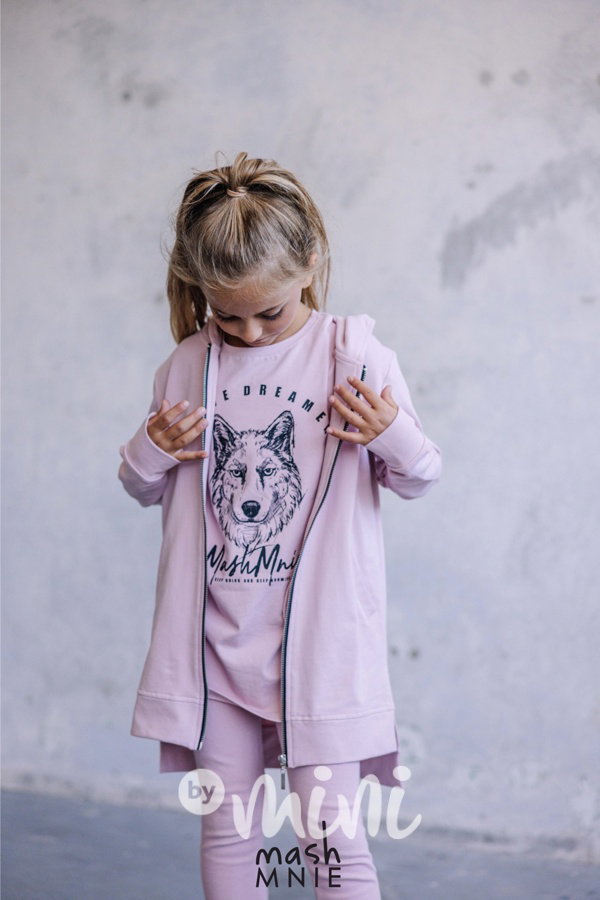 Mash Mnie mikina WOLF pink