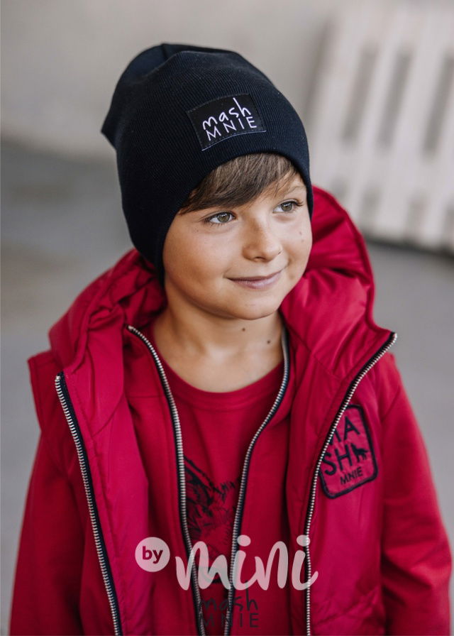 MASH MNIE žebrovaná čepice černá