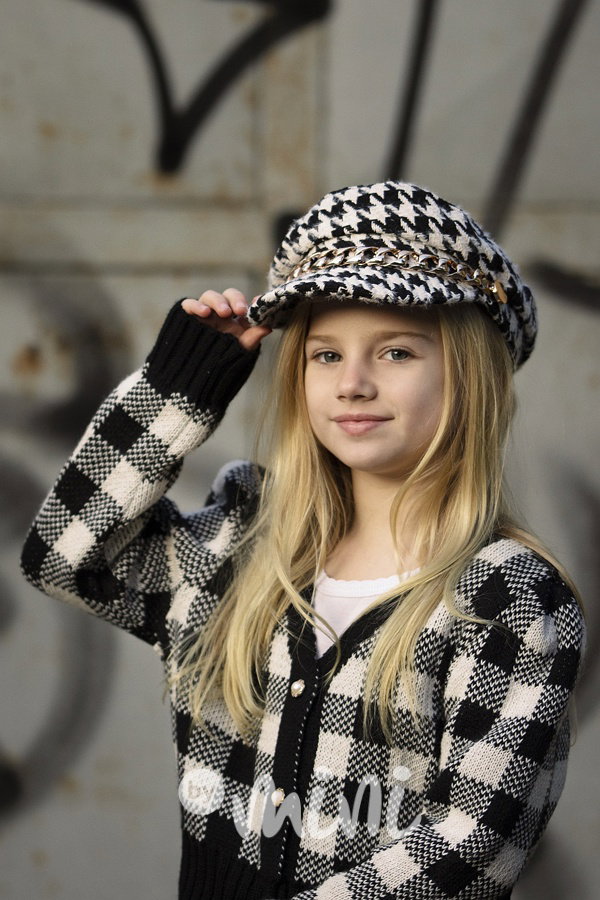Pepitka baker boy čepice