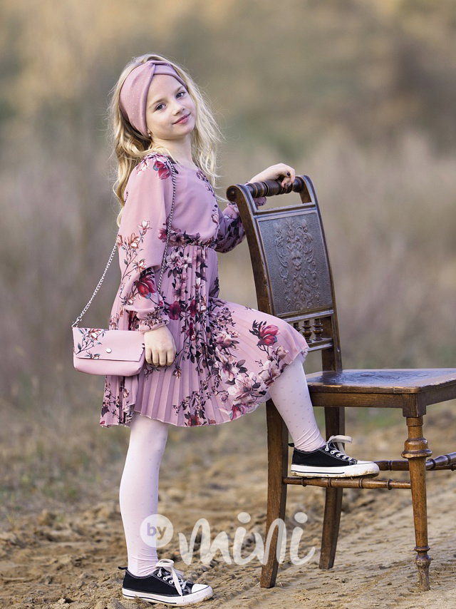 Pudrová čelenka s kamínky