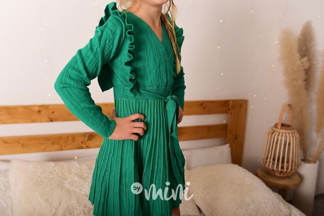Teplé šaty green