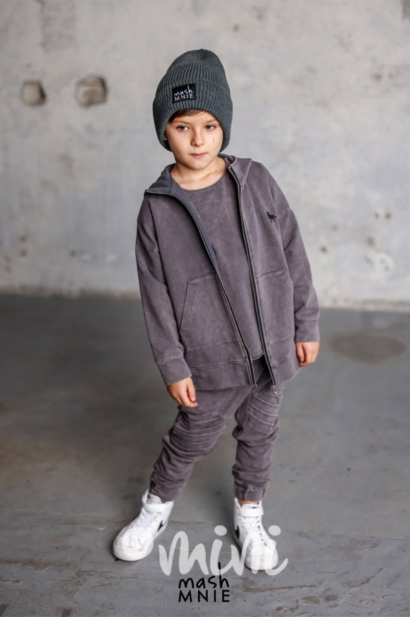 Mash Mnie vintage grey mikina WOLVES