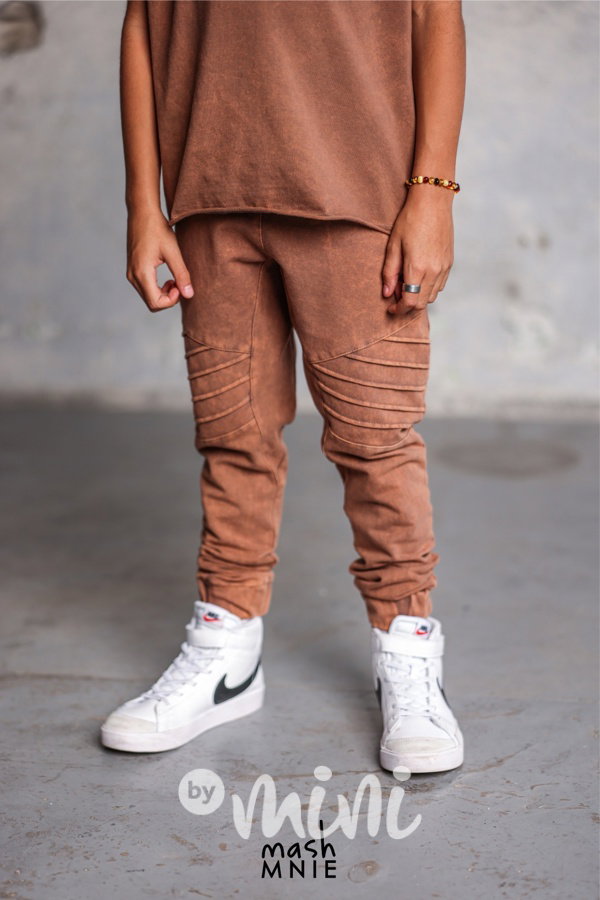Mash Mnie vintage toffee biker tepláky