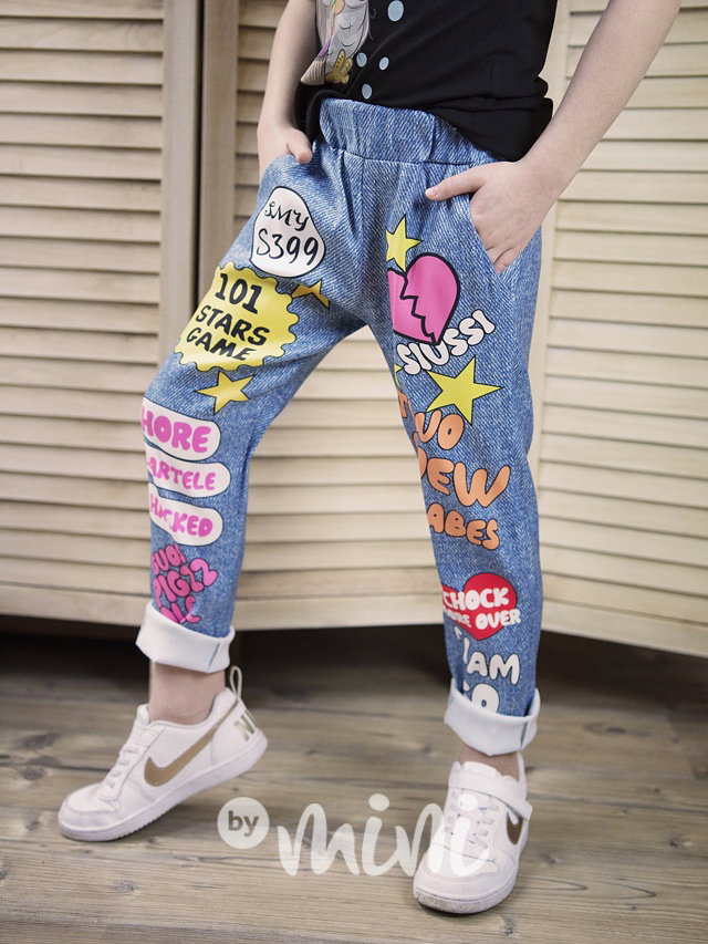 Stretch kalhoty CITY blue jeans