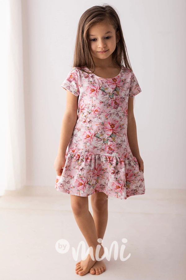 Lily Grey šaty spring flowers