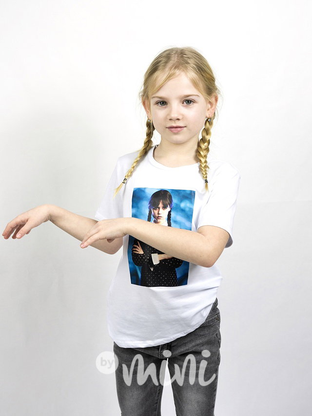 Triko WEDNESDAY dress bílé