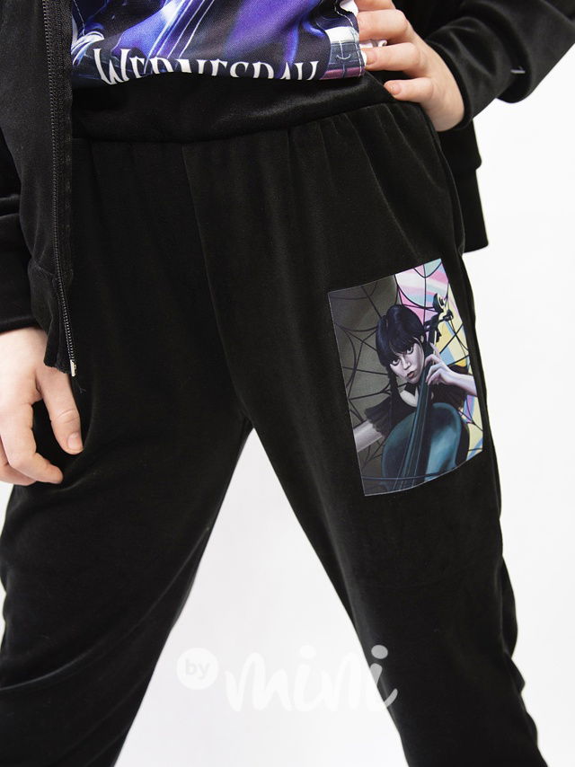 Velurová soft souprava Wednesday cello