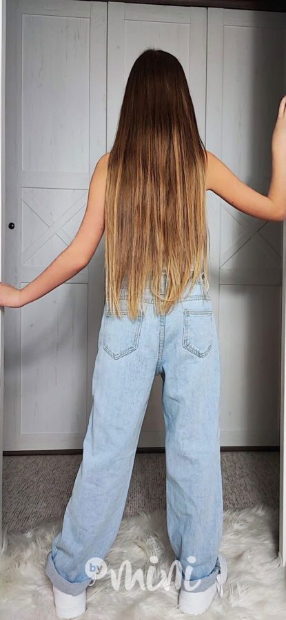 Jeansy s printem