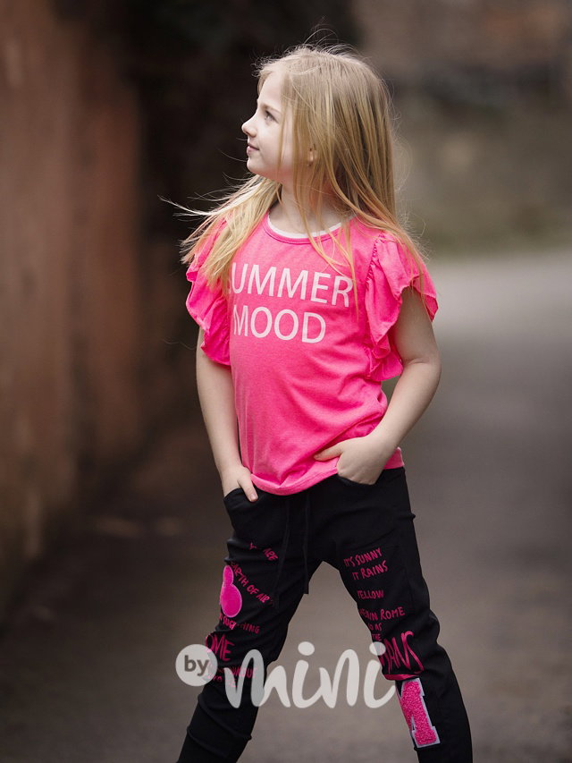 Summer mood triko neon pink