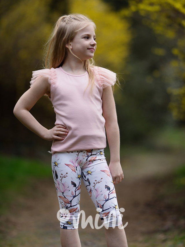 3/4 legíny Lily Grey white garden