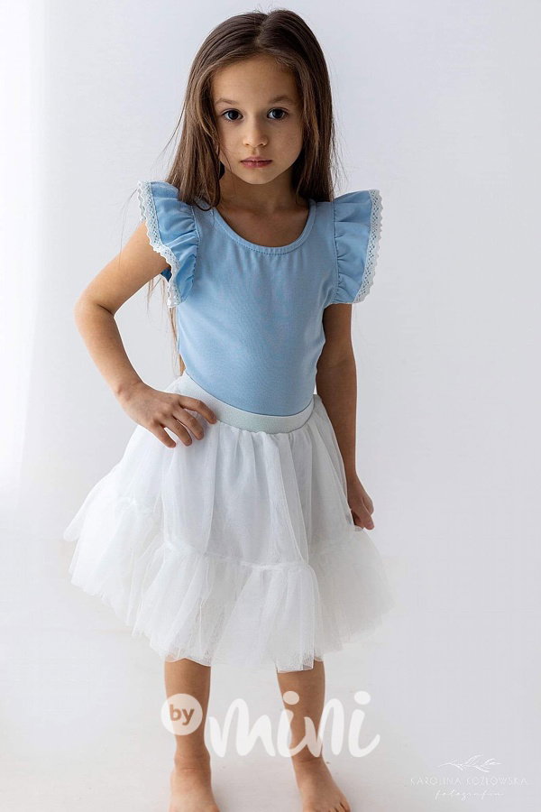 Lily Grey blůzka s krajkou baby blue