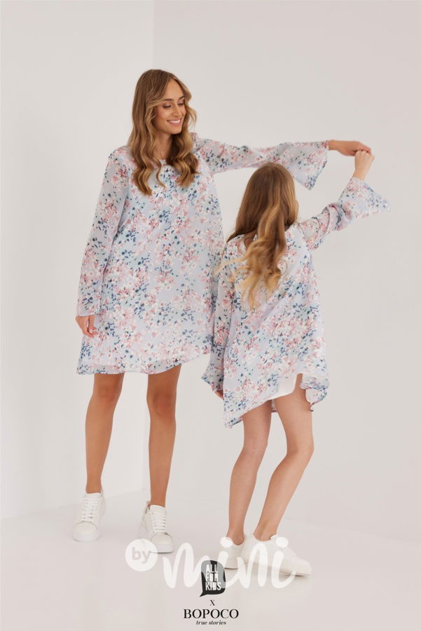 Květované Mini me šaty