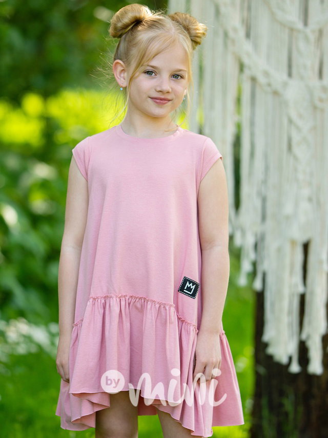 Pudder pink oversize šaty *TOP*