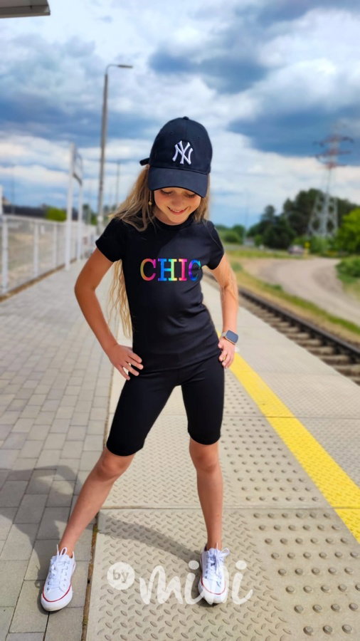 3-dílný CHIC komplet černý
